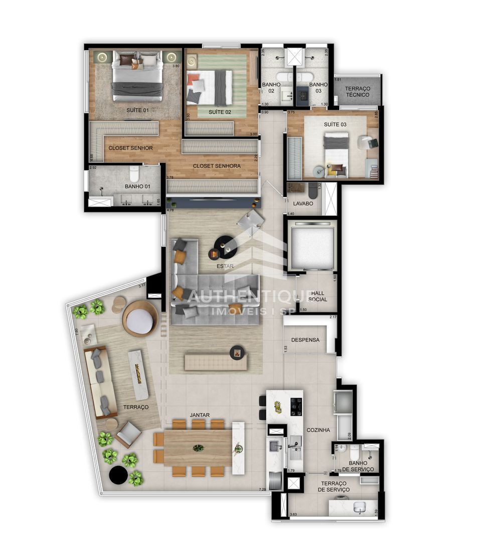 Apartamento, 1 quarto, 44 m² - Foto 14
