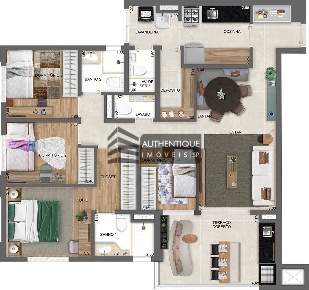 Apartamento à venda com 2 quartos, 69m² - Foto 47