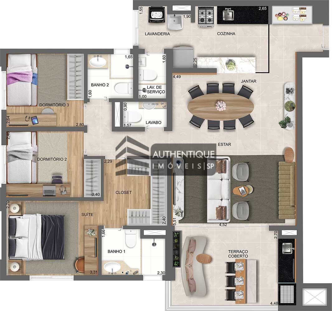 Apartamento à venda com 2 quartos, 69m² - Foto 46