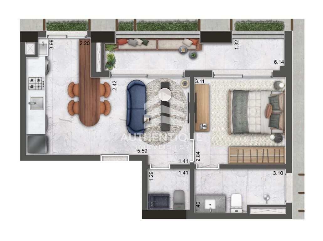 Apartamento, 2 quartos, 101 m² - Foto 19