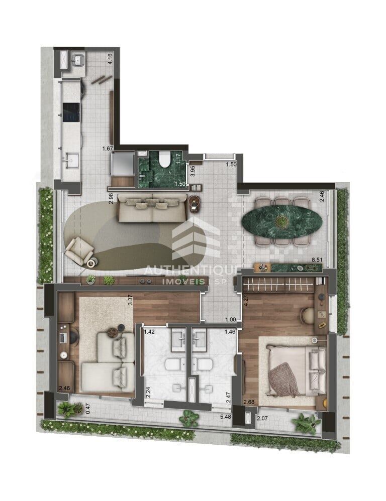Apartamento, 2 quartos, 101 m² - Foto 22