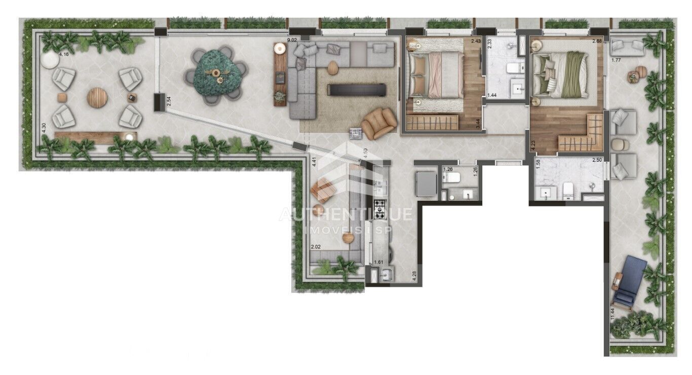 Apartamento, 2 quartos, 101 m² - Foto 30