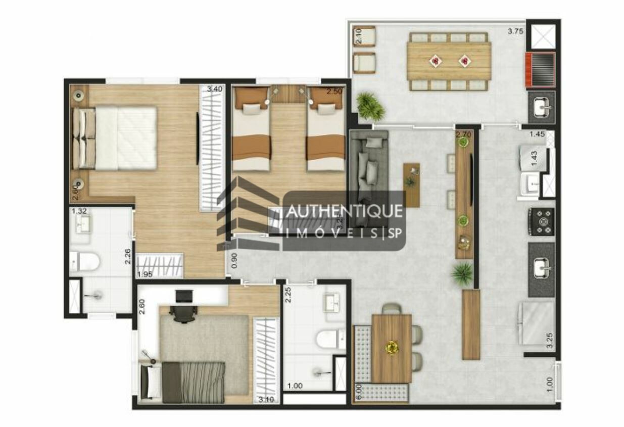 Apartamento à venda com 2 quartos, 61m² - Foto 15