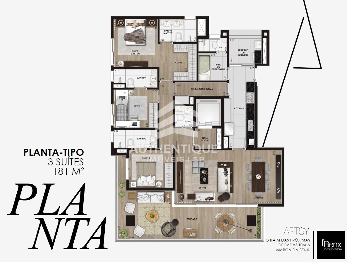 Apartamento, 3 quartos, 181 m² - Foto 36