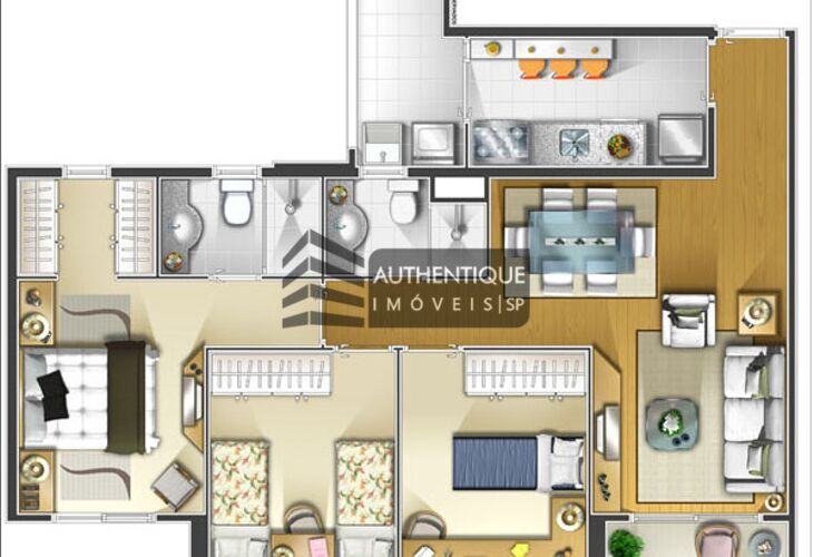 Apartamento à venda com 3 quartos, 75m² - Foto 26