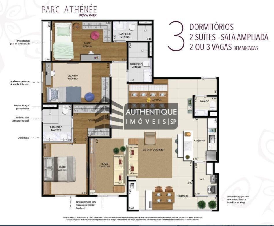 Apartamento à venda com 3 quartos, 110m² - Foto 18