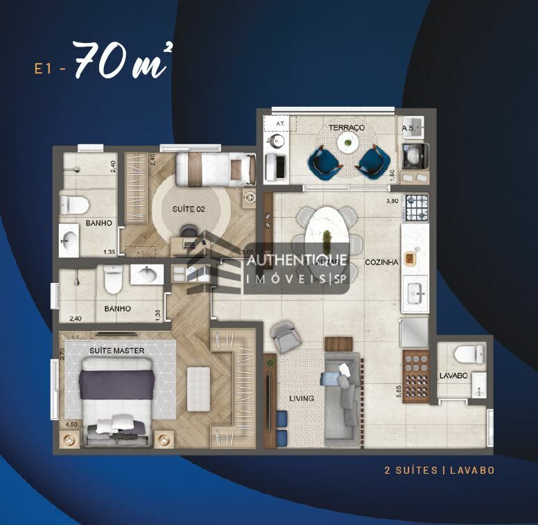 Cobertura, 2 quartos, 145 m² - Foto 19