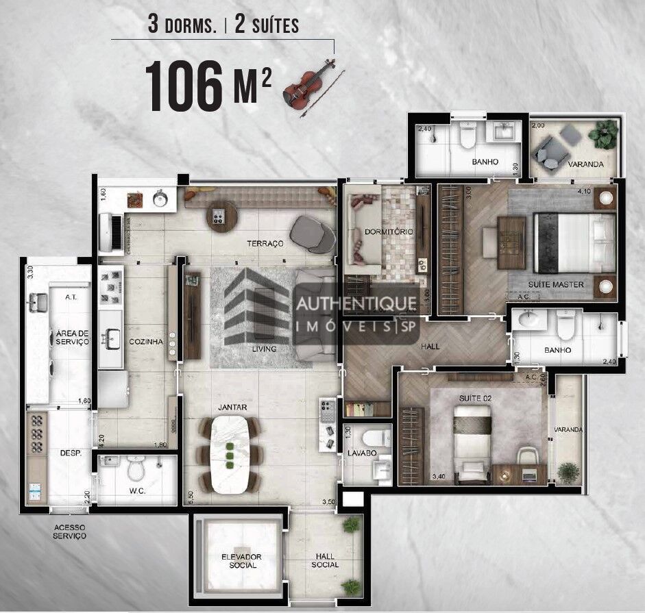 Cobertura à venda com 3 quartos, 213m² - Foto 34