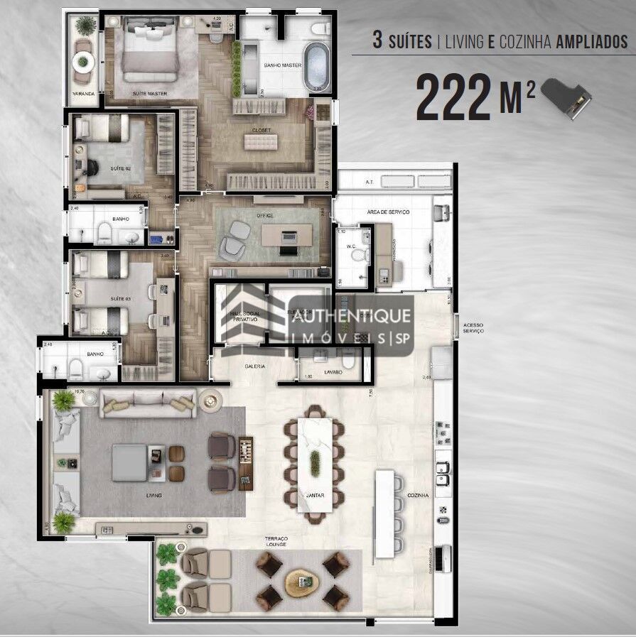 Cobertura à venda com 3 quartos, 213m² - Foto 37