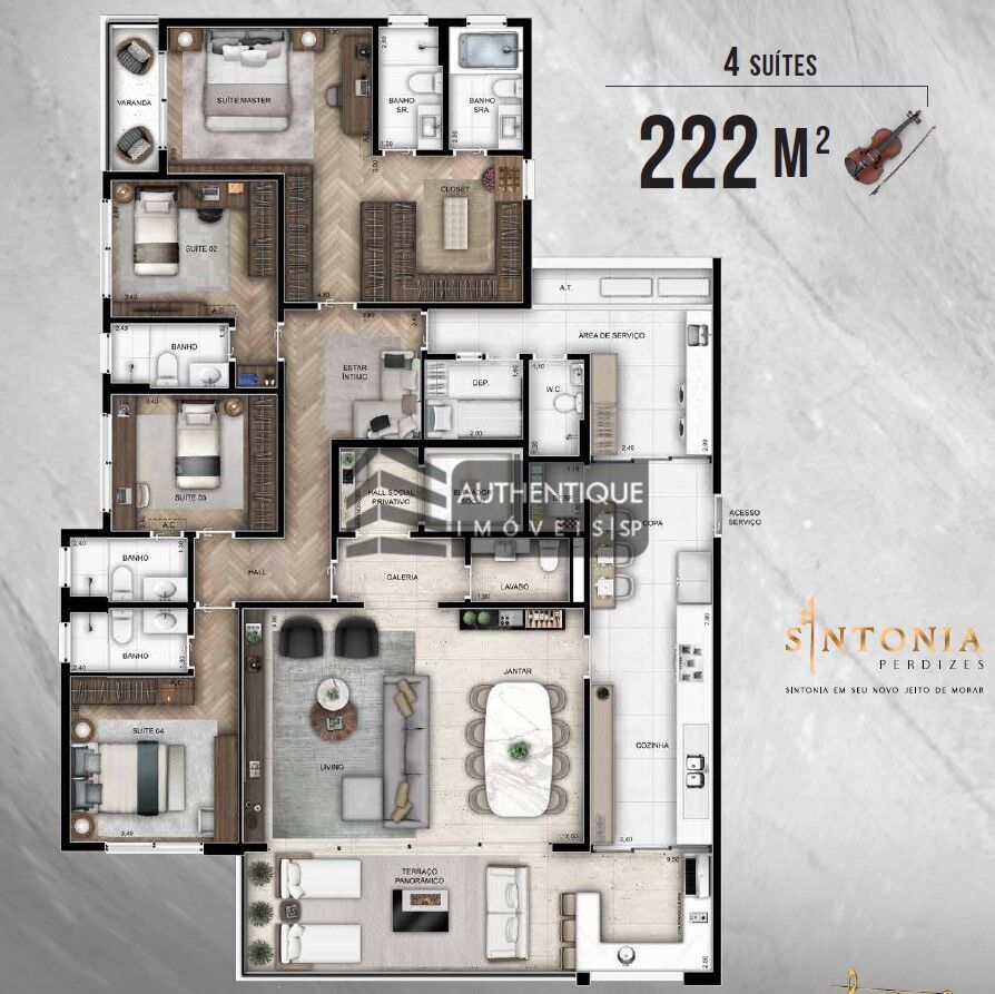Cobertura à venda com 3 quartos, 213m² - Foto 38