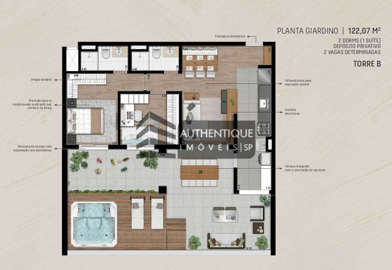 Apartamento à venda com 2 quartos, 173m² - Foto 28