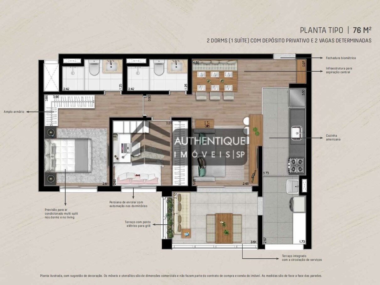 Apartamento à venda com 2 quartos, 173m² - Foto 29