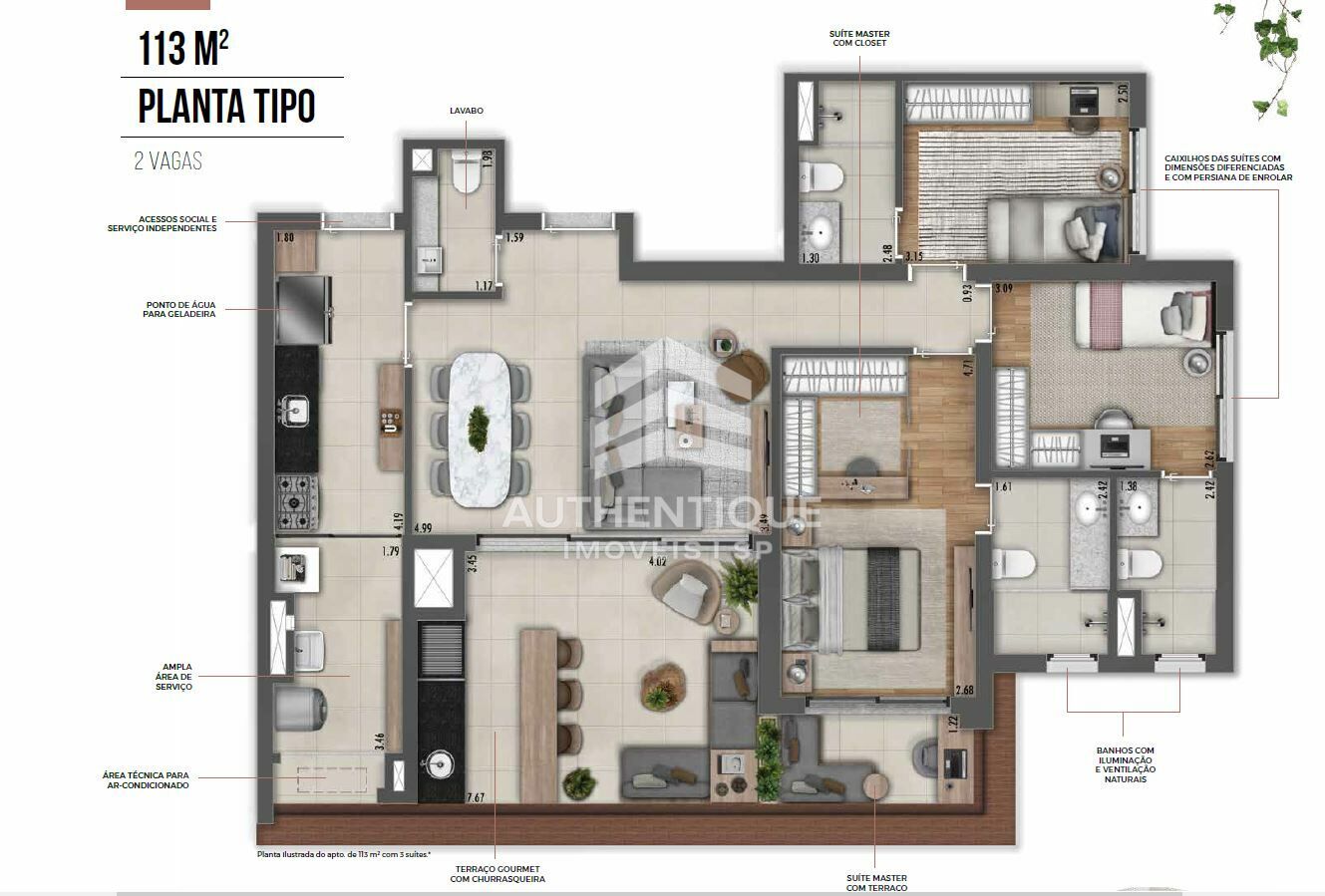 Apartamento, 3 quartos, 95 m² - Foto 28