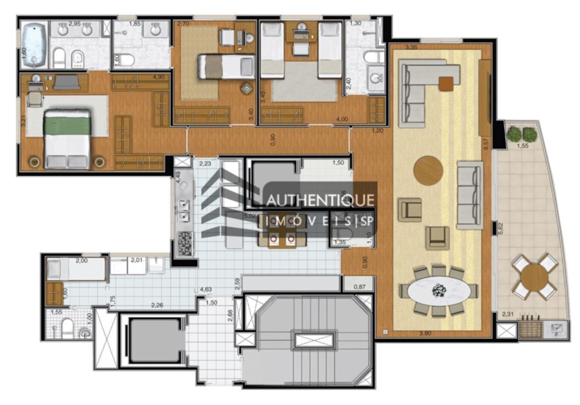 Apartamento à venda com 3 quartos, 151m² - Foto 18