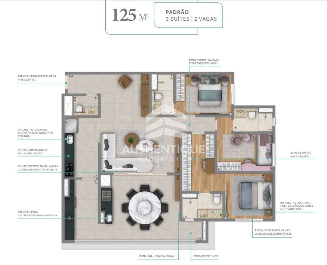 Apartamento, 2 quartos, 110 m² - Foto 24