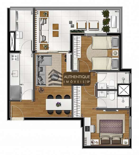 Apartamento à venda com 2 quartos, 72m² - Foto 32