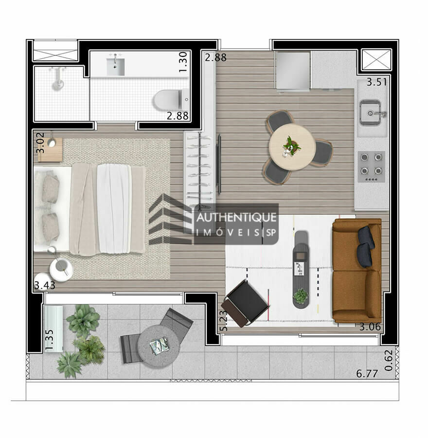 Apartamento à venda com 2 quartos, 172m² - Foto 34