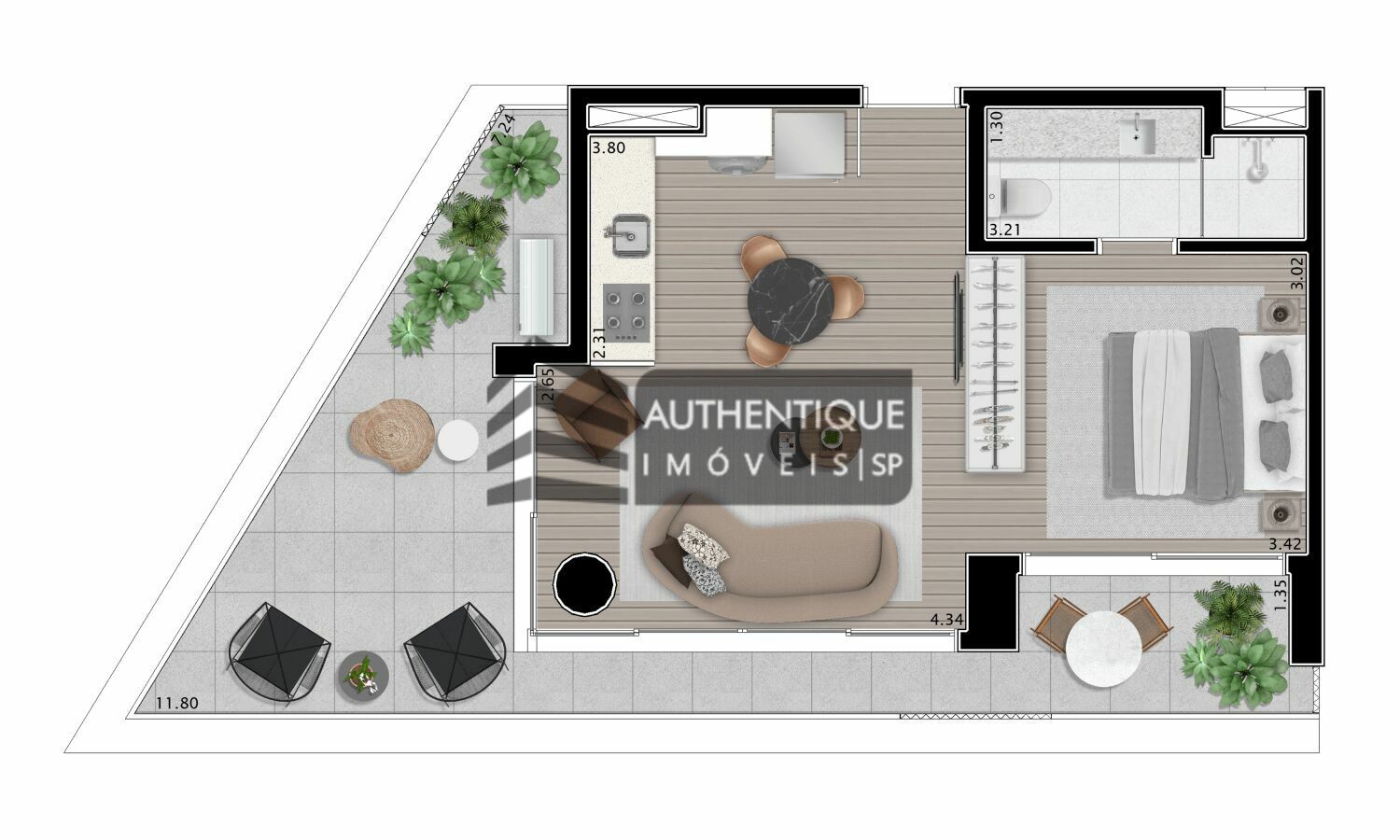 Apartamento à venda com 2 quartos, 172m² - Foto 35