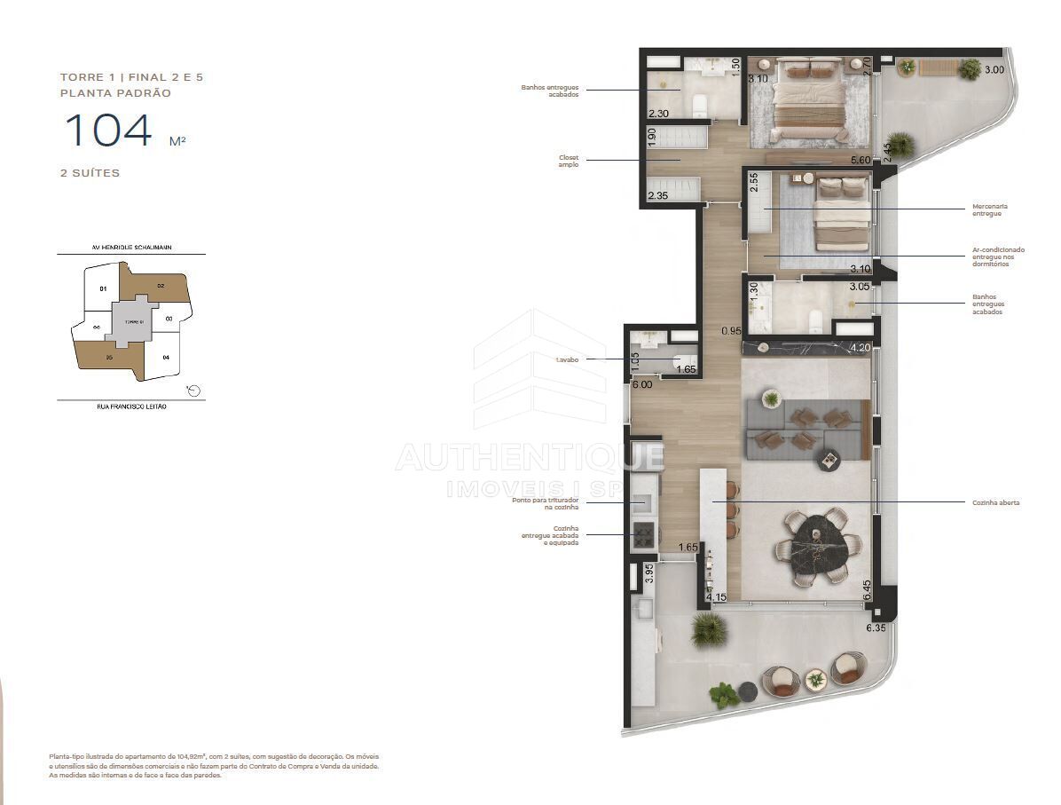 Apartamento, 1 quarto, 44 m² - Foto 15