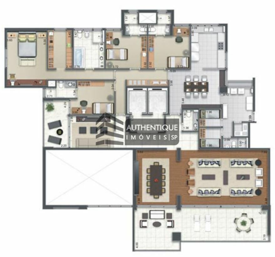 Apartamento à venda com 4 quartos, 332m² - Foto 21