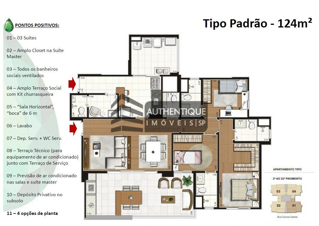 Apartamento à venda com 3 quartos, 140m² - Foto 38