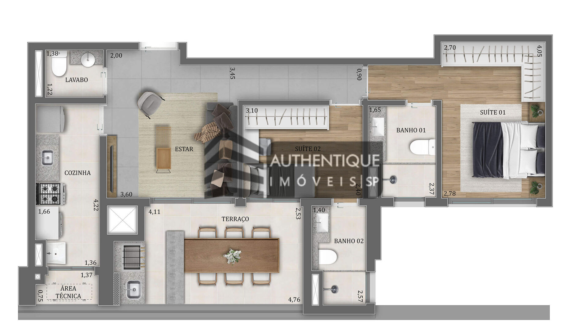 Apartamento à venda com 2 quartos, 79m² - Foto 24