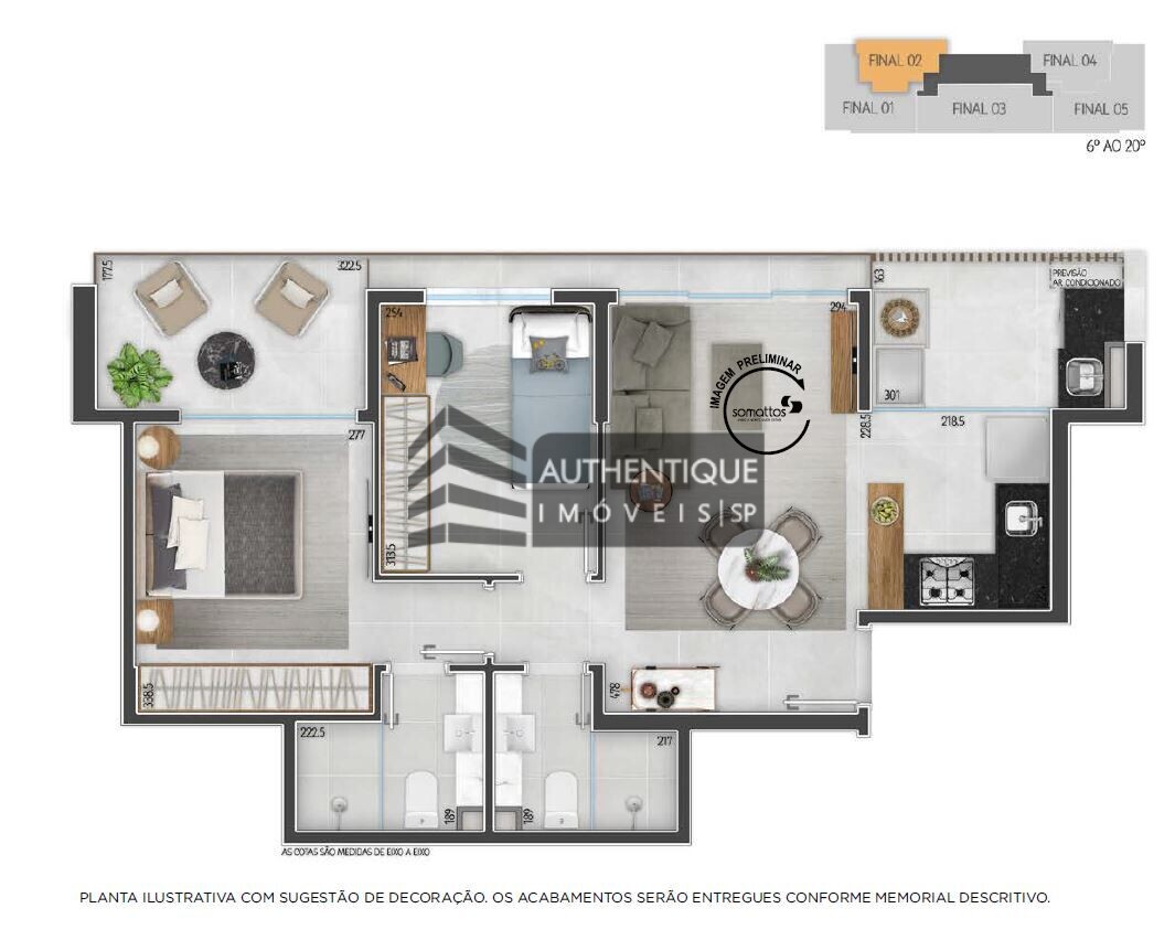 Apartamento à venda com 2 quartos, 60m² - Foto 32