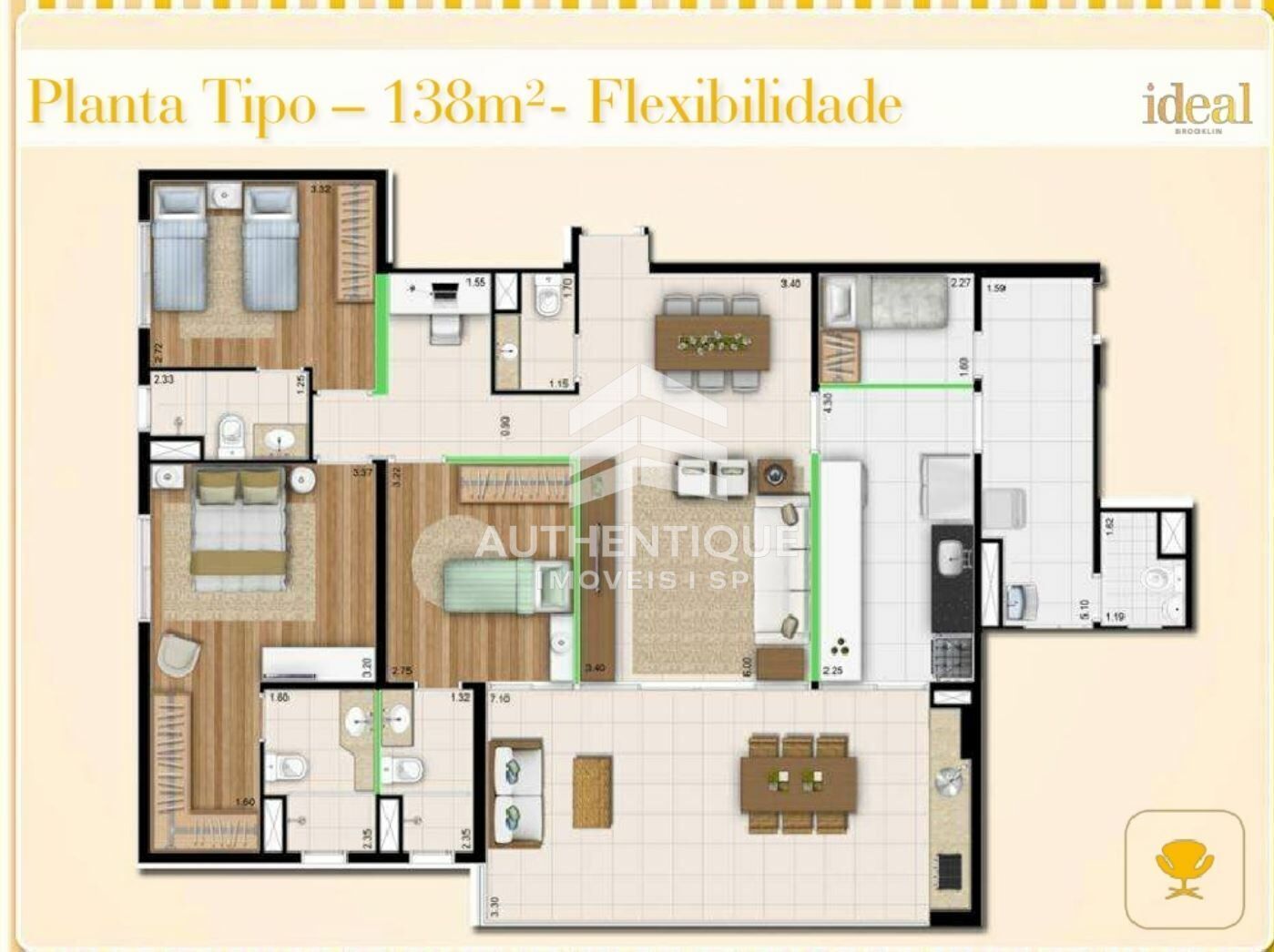 Apartamento, 3 quartos, 138 m² - Foto 21