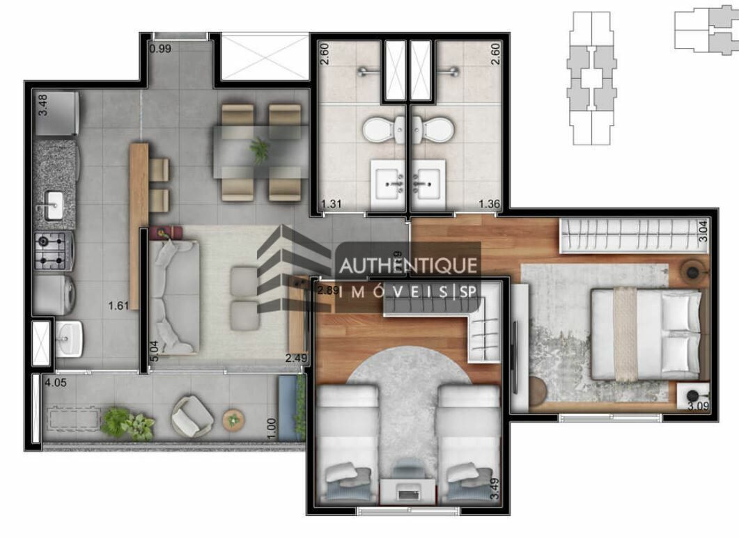 Apartamento, 3 quartos, 95 m² - Foto 23