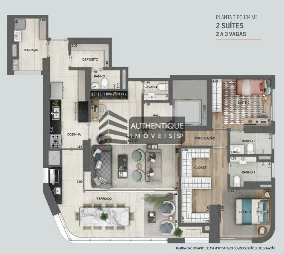 Apartamento à venda com 3 quartos, 162m² - Foto 54