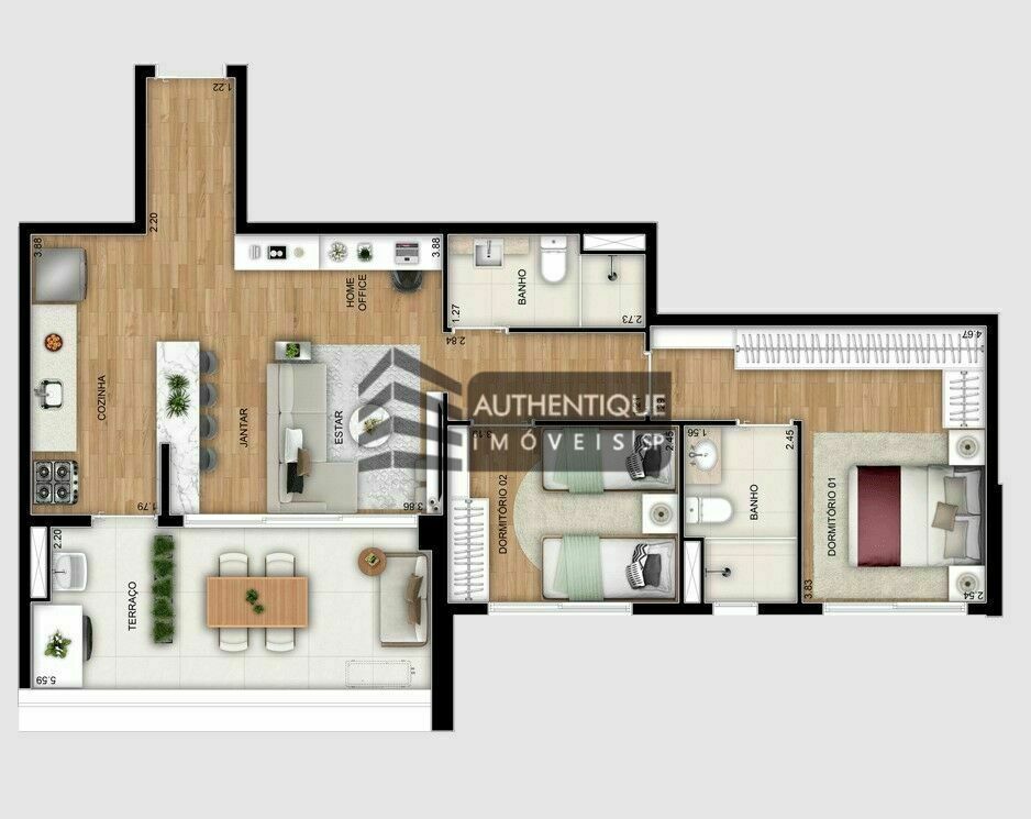 Apartamento à venda com 2 quartos, 86m² - Foto 16