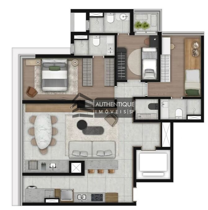 Apartamento à venda com 3 quartos, 105m² - Foto 22