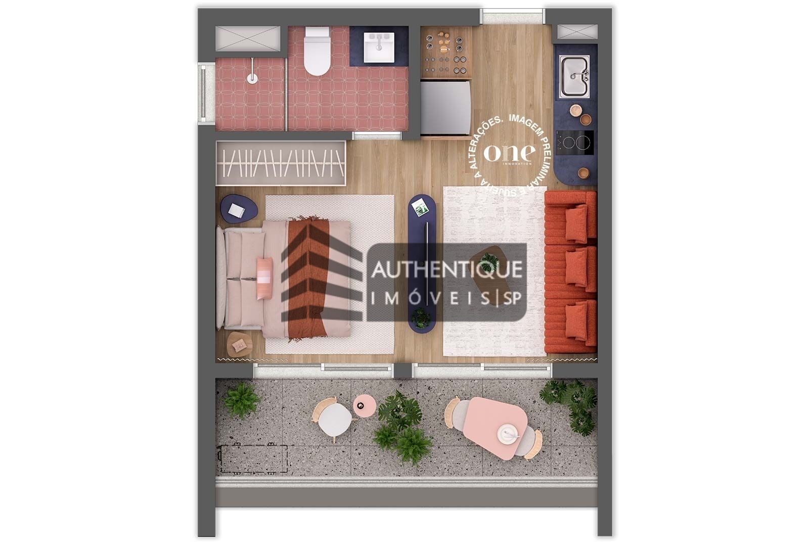 Cobertura, 1 quarto, 84 m² - Foto 26