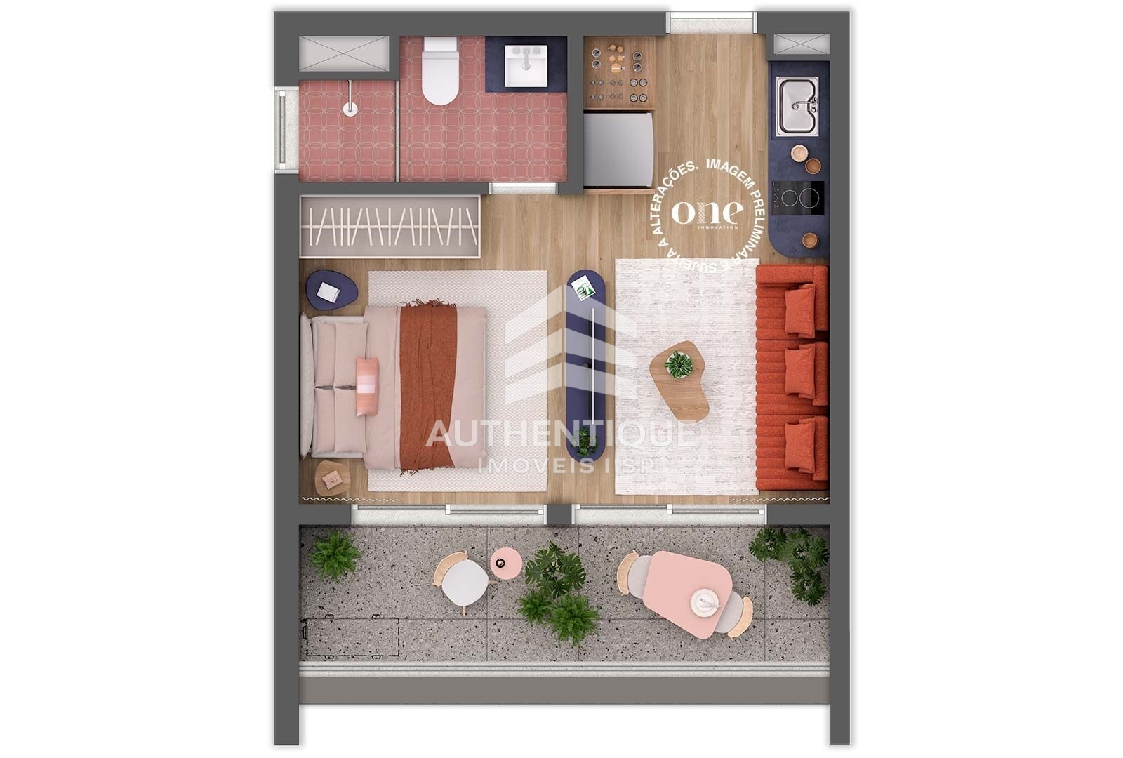 Cobertura, 1 quarto, 84 m² - Foto 26