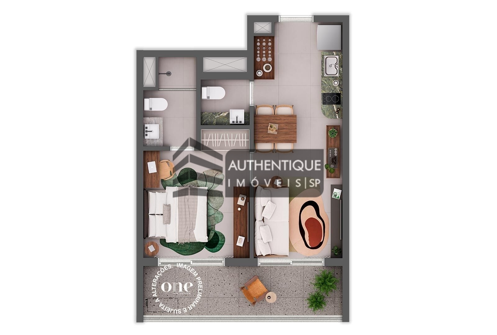 Cobertura, 1 quarto, 84 m² - Foto 22