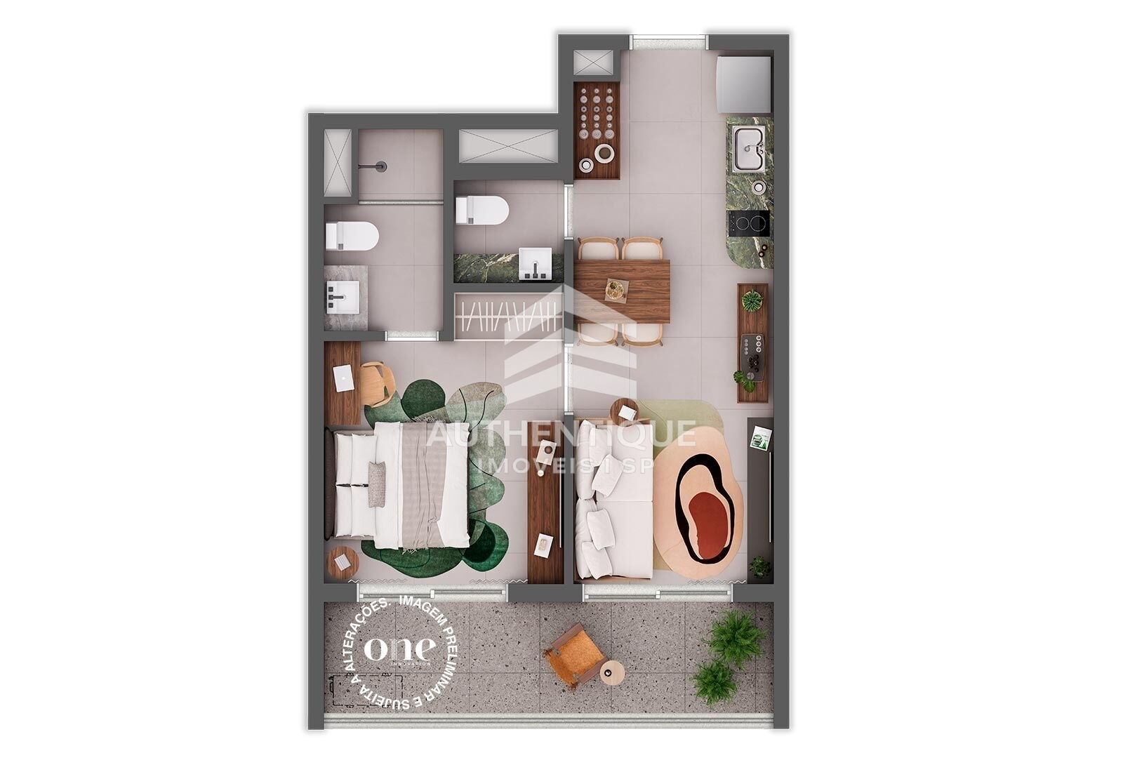 Cobertura, 1 quarto, 84 m² - Foto 22