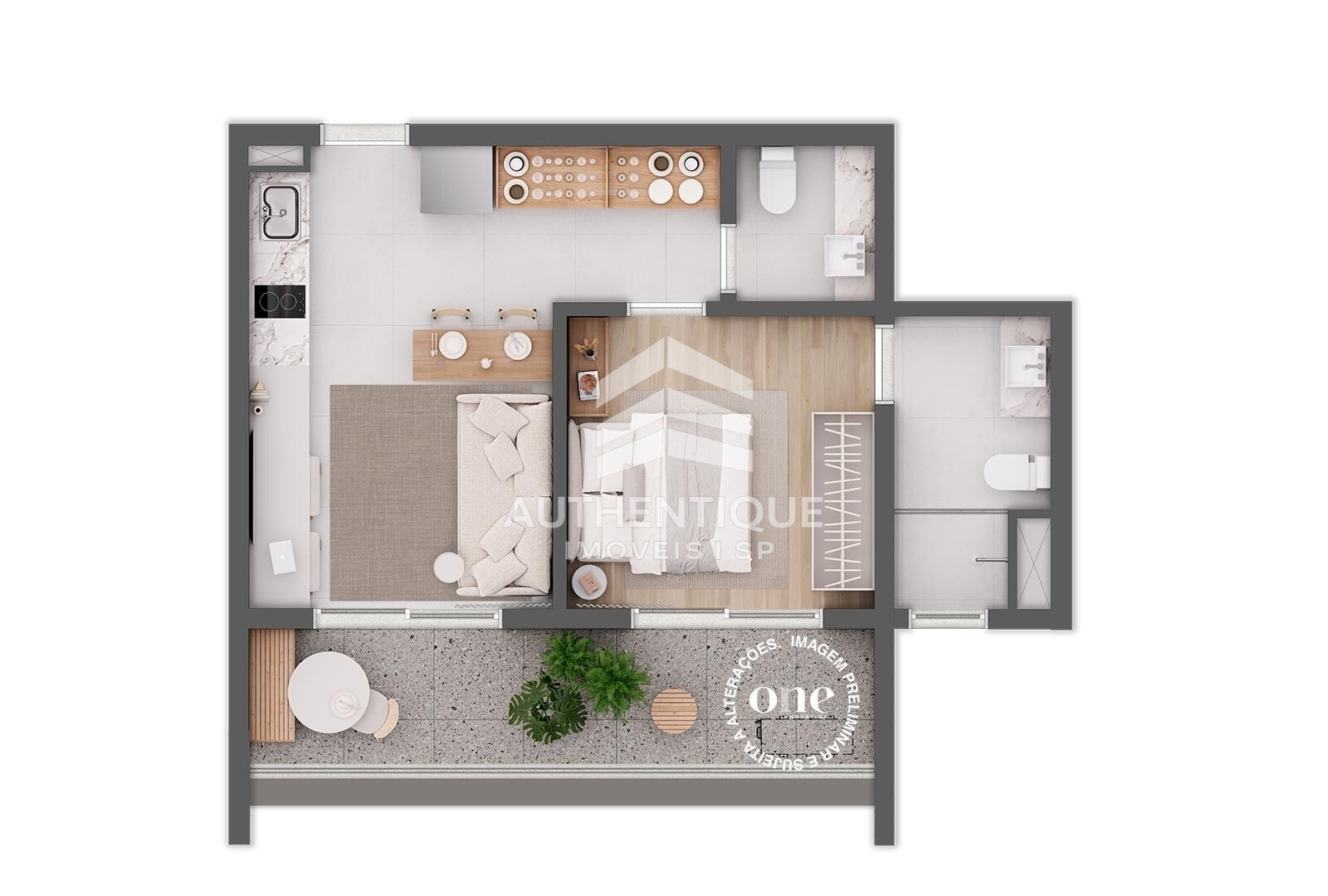 Cobertura, 1 quarto, 84 m² - Foto 21