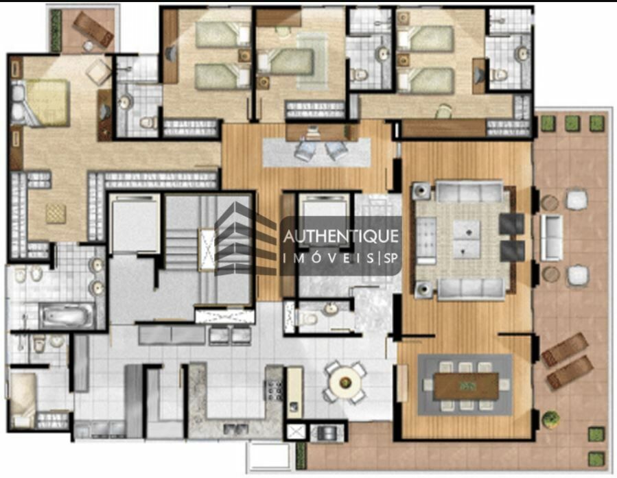 Apartamento à venda com 4 quartos, 275m² - Foto 35