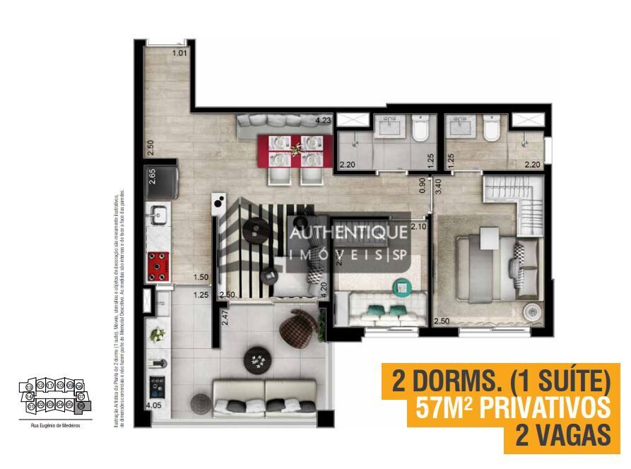 Apartamento à venda com 1 quarto, 34m² - Foto 40