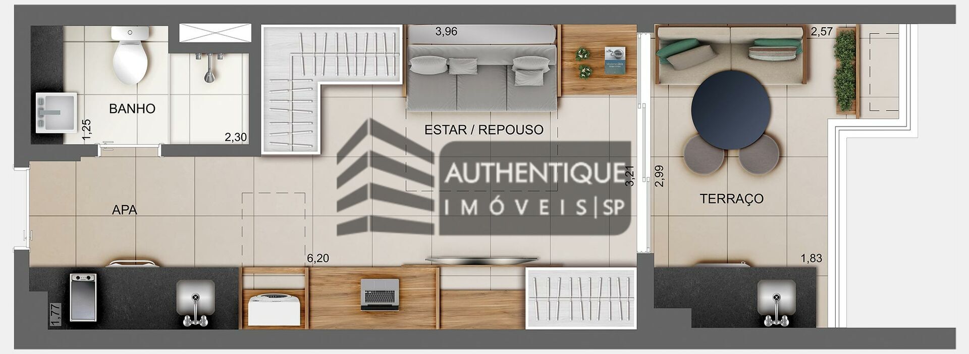 Apartamento à venda com 1 quarto, 51m² - Foto 28