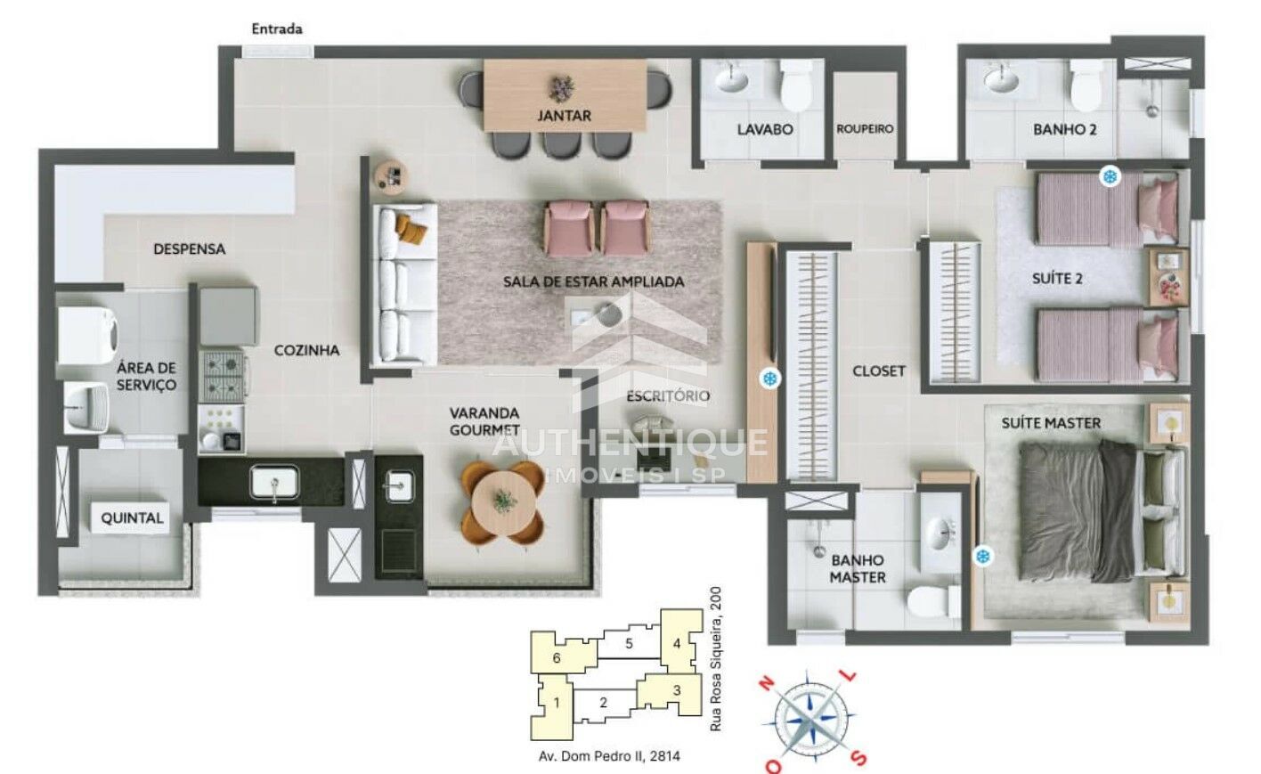 Apartamento, 2 quartos, 76 m² - Foto 37