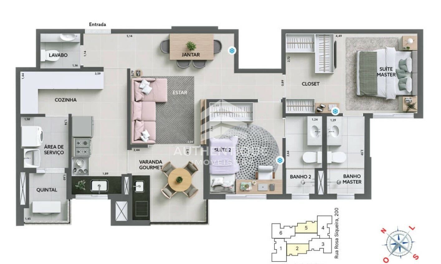 Apartamento, 2 quartos, 76 m² - Foto 35