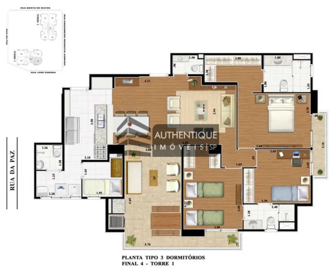 Apartamento à venda com 4 quartos, 143m² - Foto 43