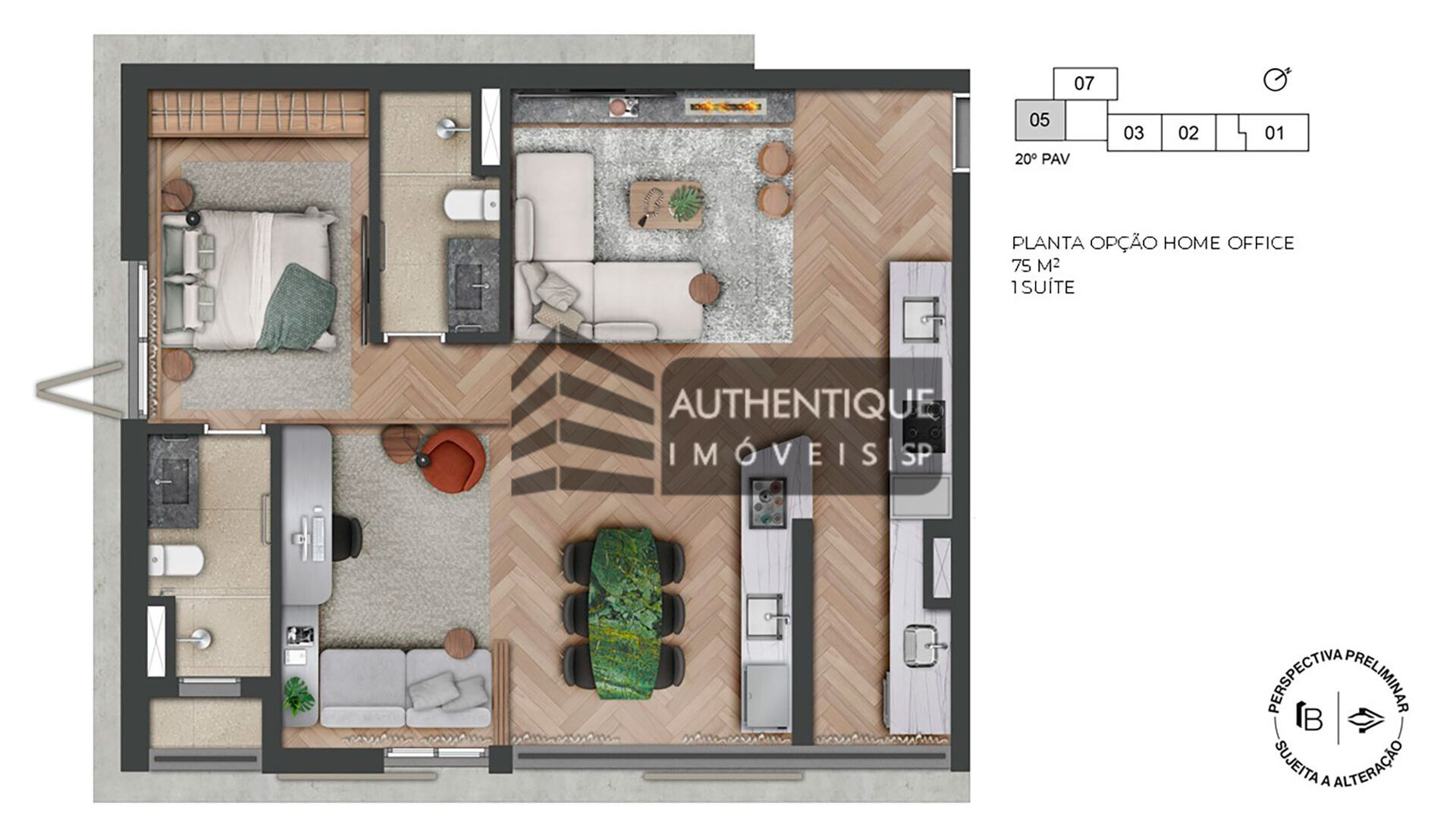 Apartamento à venda com 2 quartos, 73m² - Foto 20