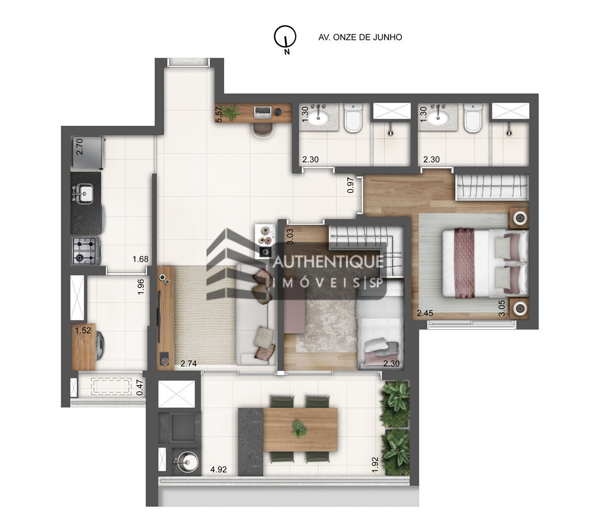 Apartamento à venda com 3 quartos, 83m² - Foto 23