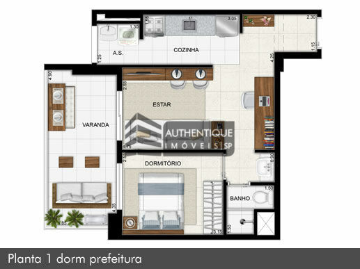 Apartamento à venda com 1 quarto, 49m² - Foto 28