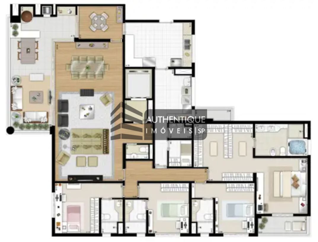 Apartamento à venda com 3 quartos, 258m² - Foto 23