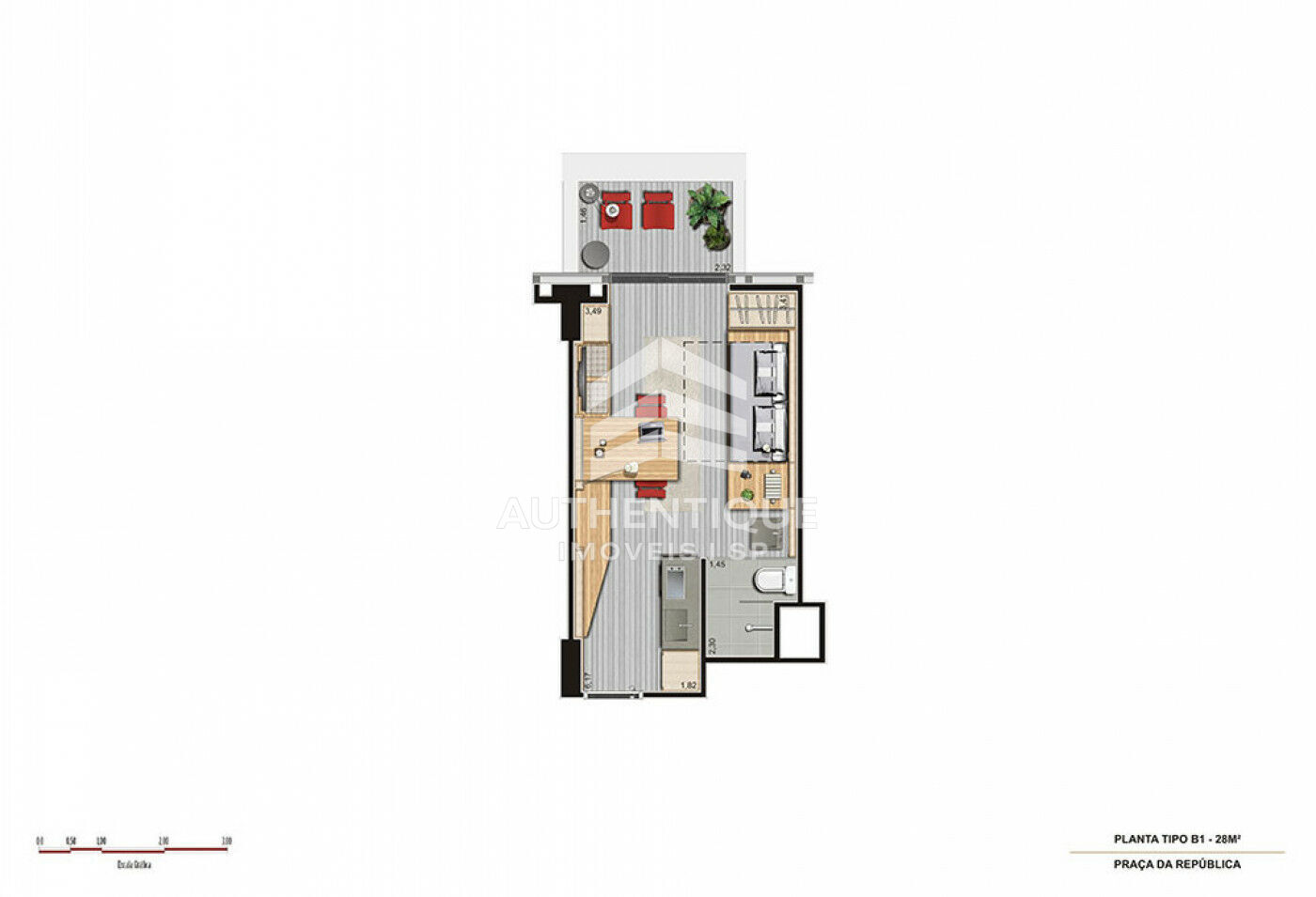 Apartamento, 1 quarto, 43 m² - Foto 27