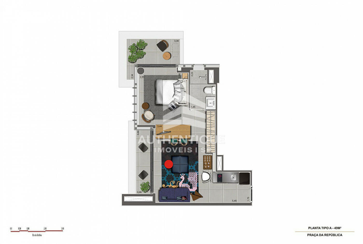 Apartamento, 1 quarto, 43 m² - Foto 29