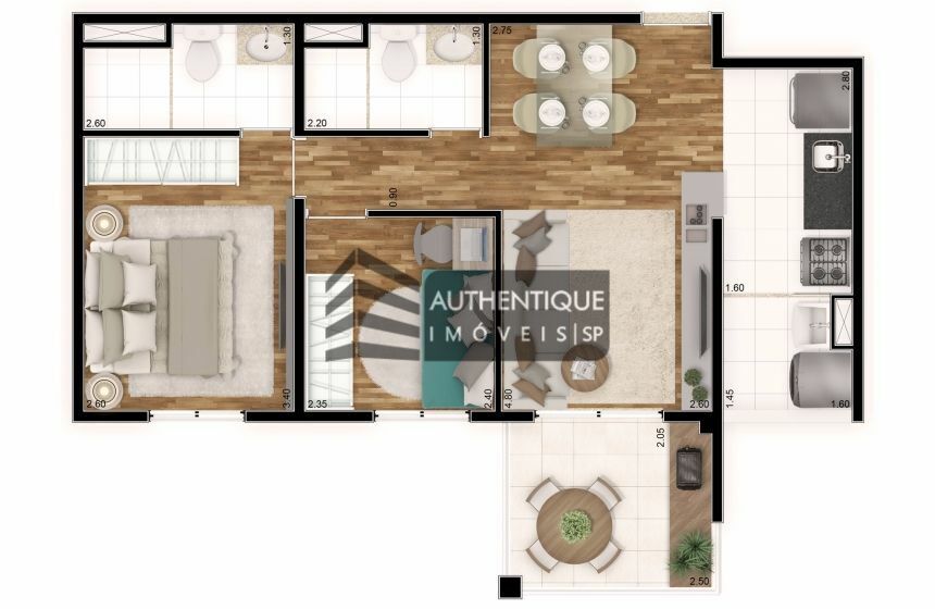 Apartamento à venda com 2 quartos, 58m² - Foto 13